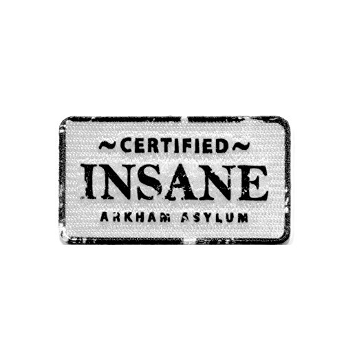 Batman Arkham Asylum à repasser POLICE PATCH Cover