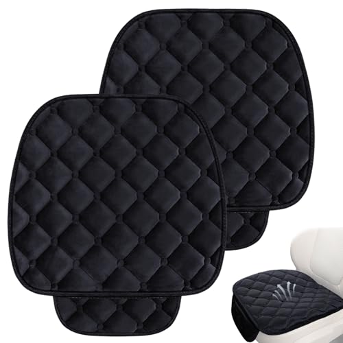 Coussin de siège conducteur antidérapant peluche douce universel x2
