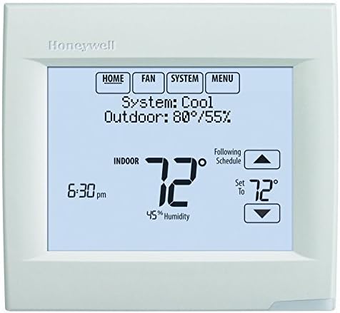 Honeywell TH8321WF1001 Touchscreen Thermostat Wifi Vision Pro 8000 with Stages upto 3 Heat / 2 Cool (Renewed)