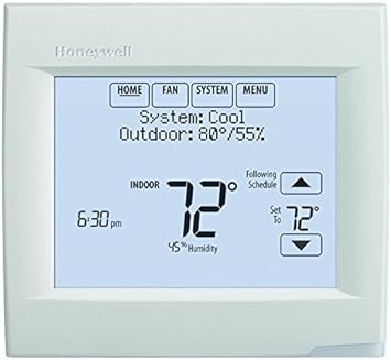 Honeywell TH8321WF1001 Touchscreen Thermostat Wifi Vision Pro 8000 with Stages upto 3 Heat / 2 Cool (Renewed)