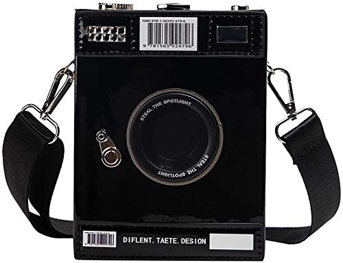 Image of QZUnique Women's Camera Shaped Casual Cross body Shoulder Handbag Purse