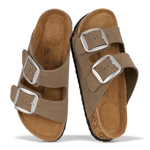 Project Cloud Genuine Leather Flat Sandals for Women 2026 Comfortable