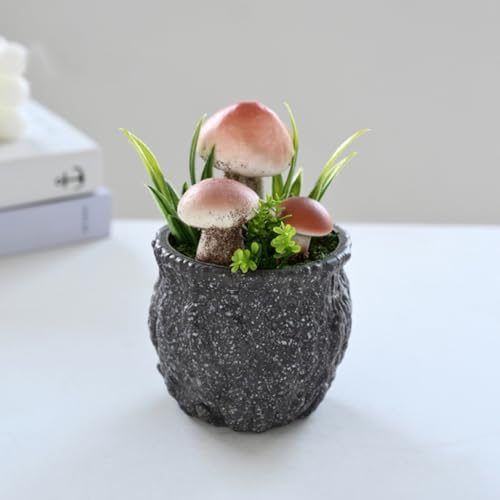 Mini plantes artificielles Milisten en pot pour bureau et salon lot de 4