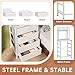 WODRAWER Tall Dresser for Bedroom, 4 Drawer Dresser & Chests of Drawers with Mirror & Open Shelves, Vertical Vanity Storage Cabinet for Small Space