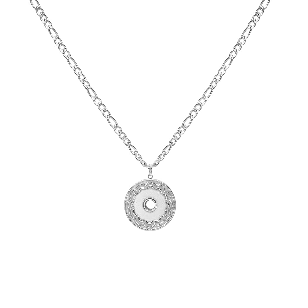 LUUK LIFESTYLE Filigree stainless steel necklaces, bracelets and jewellery sets, modern design jewels, fashion accessory for women, elegant style, adjustable length, layer look, gold, silver and rose