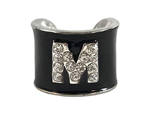 Charmed Crystal Stethoscope Charm, Bing Monogram - M