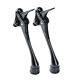 HOME&I Kickdown Door Stopper, 6-Inch Commercial Heavy Duty Doorstops Holder Kick Door Kickstand Heig