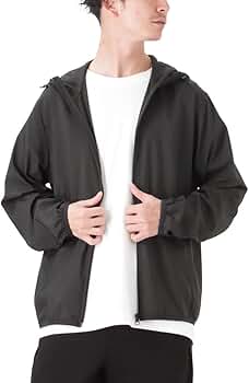 Amazon | [NAVY] ネイビー マウンテンパーカー メンズ 軽量 UV