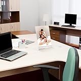 Auzkong A5 Sign Holders, Acrylic Slant Sign Holders, Clear Plastic Display Stand, Acrylic Paper Signs Holder Photo Frame for Restaurants Hotels Menu Stores Office (A5-5 Pack) - Image 8