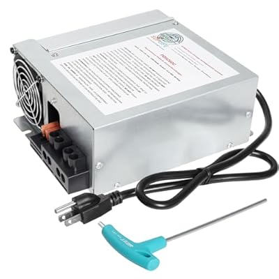 60 Amp RV Power Converter Compatible with PD9260C,PD9260CV and PD9200 Series,Intelligent Rv Converter/Charger for Lead Acid Battery,4 Stage Smart Charging,Intelligent Cooling Fan