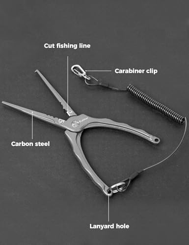 pullther fishing 6-inch Fishing Pliers,Carbon Steel Fishing Tools - image 2