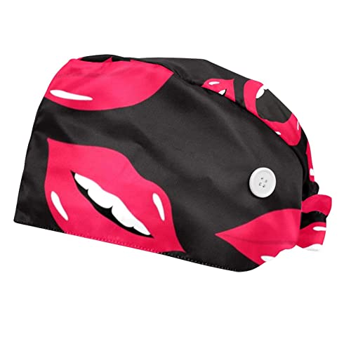 Chapeaux bouffants JDEZ avec bandeau anti-transpiration pour le travail en lot de 2