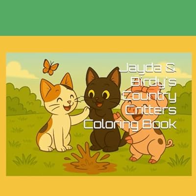 Jayda & Birdy's Country Critters Coloring Book