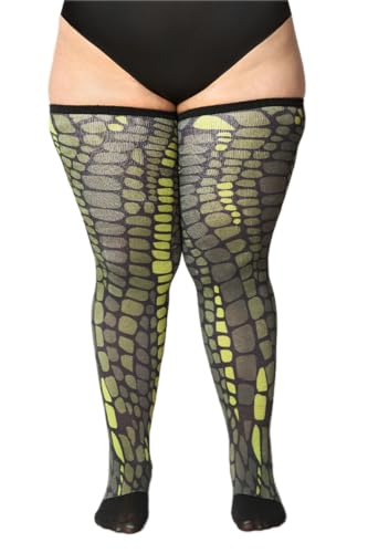 Image of Thunda Thighs Plus Size Thigh High Socks, Over the Knee High Boot Stockings Leg Warmers, Extra Long & Thick Socks