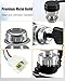 3-Way 3-Wire Rotary Push Button Ignition Switch Kit Fit for Hammerhead SS150 GTS150 GTS250 American SportWorks 150cc Karts TrailMaster 150cc 250cc Go Kart Replace 14222 14588 6.000.219 6.000.020J