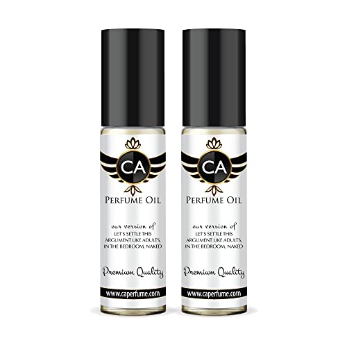 CA Perfume Impression of Let's Settle This Argument Eau De Parfum Amber Vanilla Scent Long Lasting Unisex Fragrance Travel Size TSA Ready for Day and Night Wear 0.33 Fl Oz 10ml (Pack of 2)