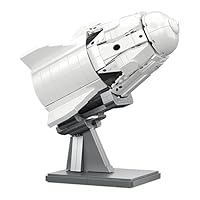 VizBrou Dragon 2 Spaceship Shuttle Building Blocks Set for Adults, 850 PCS Exploration Space Shuttle Construction Toys Collectible Display Model with Adjustable Stand for Kids, Adults Ages 6+