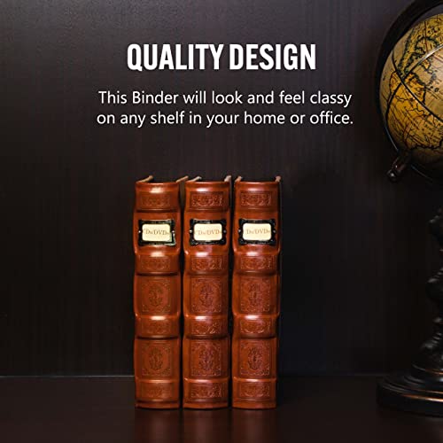 image for Bellagio-Italia Tuscany CD/DVD Storage Binder Set - Leather - 144-Disc