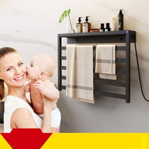 Toallero eléctrico con calefacción, radiador portátil de calentamiento rápido para baño y comodidad en el hogar