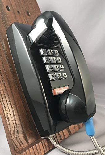 Asimitel Pandu Single-line Armoured Wall Phone - Black