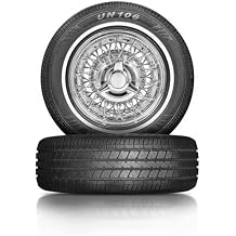 Set of 2 Two Travelstar UN106 All Season 18mm White Wall Radial Passenger Car Tire - 205/70R15 96T 205/70/15 Tire Only