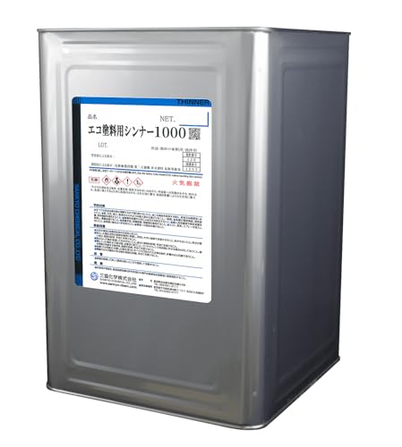 塗料用シンナー代替 エコ塗料用シンナー1000番[16L] 三協化学 【法人様限定】 弱溶剤系塗料の希釈・洗浄 塗装冶具・塗装器具洗浄 低臭