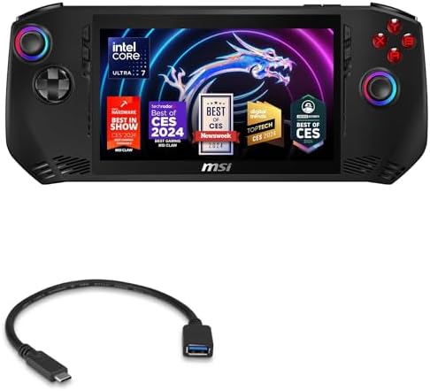 BoxWave Cable Compatible with MSI Claw A1M (7 in) - USB Expansion Adapter, Add USB Connected Hardware to Your Phone image 5