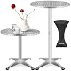 Kesser 2in1 Bistrotisch Aluminium 1er Set für flexible Nutzung
