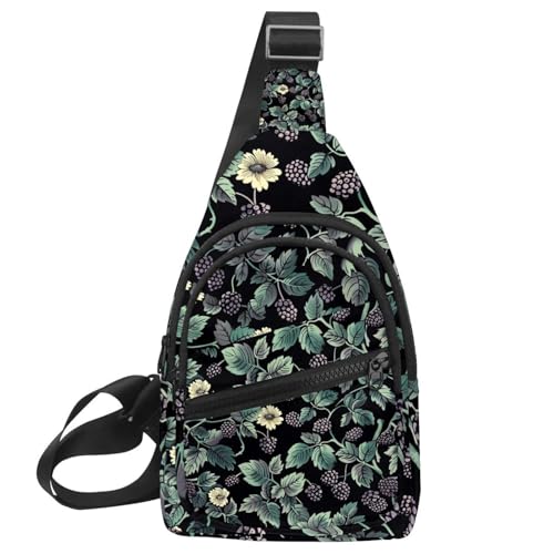 Sac à dos à bandoulière running randonnée voyage, sac banane à sangle réglable