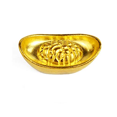 Lingot Feng Shui doré de 2 cm, lot de 50 pièces pour décoration de bureau