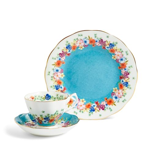 Royal Albert 100 Years Teacup Saucer Plate, 3 Piece Set,