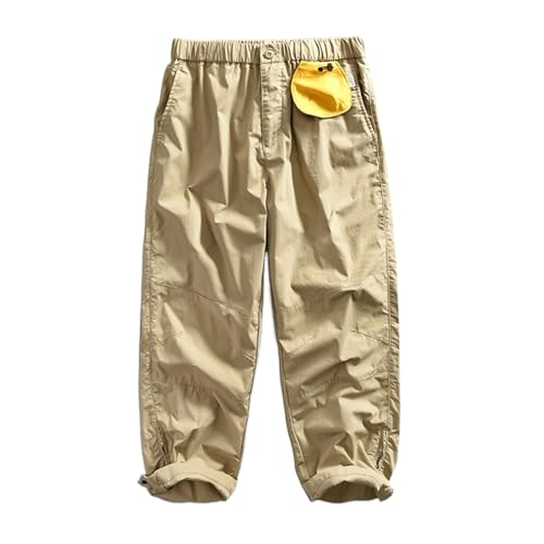 Pantalons de travail casual loose hommes printemps en toile durable