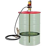 Bomba neumática de grasa de alta resistencia para bidones de 55 galones. Bomba neumática portátil de grasa con relación de compresión. Bomba de llenado de grasa neumática para uso industrial.