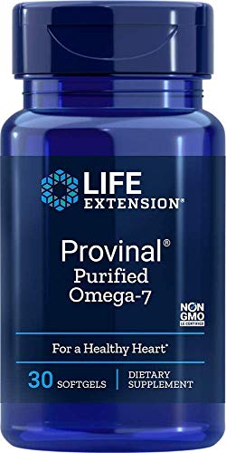 Life Extension Provinal Purified Omega-7, 30 Softgel 210 mg (Pack of 3)