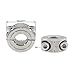 2 PCS Double Split Shaft Collar,SAFYY 304 Stainless Steel Two-Piece Clamping Collar with M3 Set Screws,5/16 Inch Bore Size