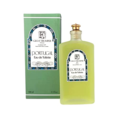 Geo F. Trumper Eau de Portugal frasco de vidrio Crown Topped, la cumbre del aroma selecto