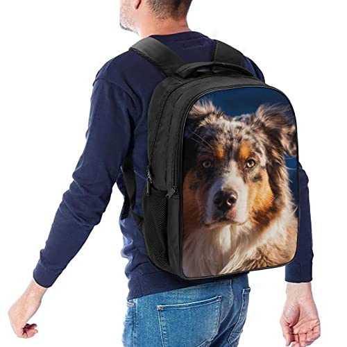 Sac à dos école 3D Berger Australien cool et résistant - 5