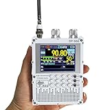 DP-666 TEF6686 Vollband-DSP-Radio, 2,8-Zoll-Touchscreen, Digitaler AM/FM/LW/MW/SW-RDS-Kurzwellenempfänger mit hoher Empfindlichkeit, 5000-mAh-Akku, Firmware-Upgrade (Weiß)