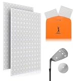 ProSSS 0.25' Reflective Dot Stickers for Golf Launch Monitors – 300 High-Reflective Glass Bead Dots for Launch Monitor Golf Swing Analysis, Simulators & High-Speed Cameras