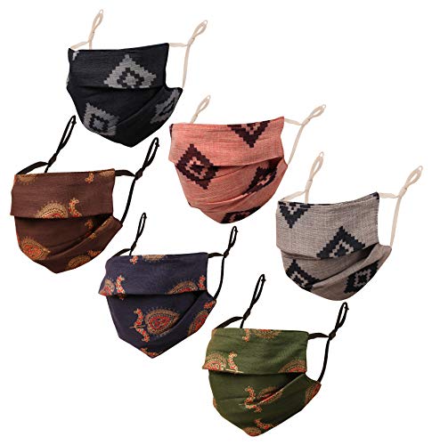 Image of Touchstone Filter pocket nose bridge double layer anti-pollution smog smoke cold cough protective cotton face mask Reusable Machine Washable for men, women.