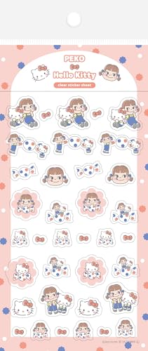 古川紙工 PEKO×サンリオキャラクターズ シール 透明シールシート ドットＡ QS348のサムネイル