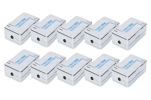 DIGITUS Module de Connexion LSA Cat 6 – 10 pièces – blindé – 1 Gbit/s