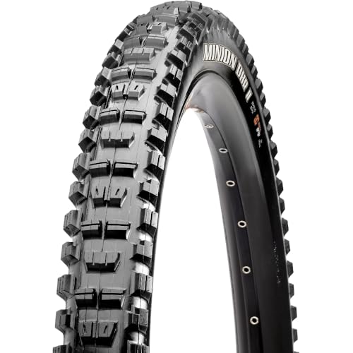 MAXXIS Minion DHR II - 3C MaxxTerra - 26, 27.5, 29 - DH, EXO+, DD, EXO - E50 Rating, Tubeless | Excellent Braking and Cornering Traction in Steep Terrain, Size 29x2.50-3CT, DD, E25