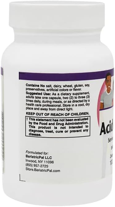 Miniatura 4 de BariatricPal Acidophilus probiótico - 500 millones de UFC (100 cápsulas)