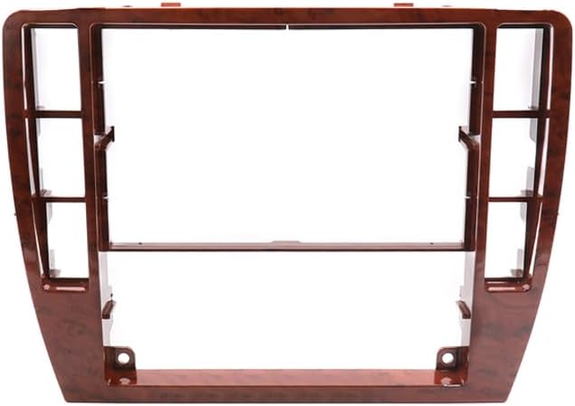 Car Replacement Auto Stereo Install Dash Panel Facia Compatible with Passat B5 1998 1999 2000 2001-2005 3B0858069 Car Radio Mounting Frame Dash Kit Car Interior(Mahogany)