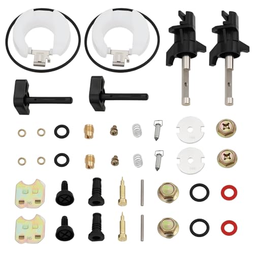 VGOL 2 Sets Engine Carburetor Carb Rebuild Repair Kit Compatible with Honda GX200 GX160 GX120 5.5HP 6.5HP 168F 170F