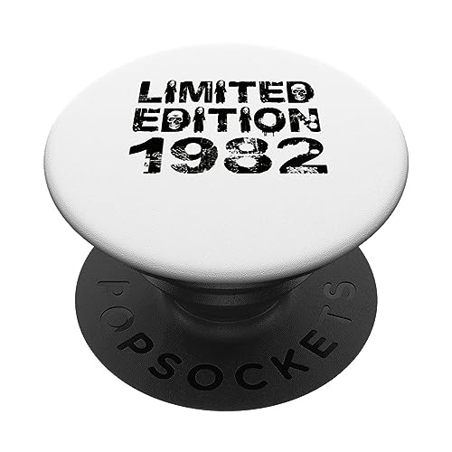 Edición limitada 1982 Cumpleaños 1982 Edición Cumpleaños PopSockets PopGrip Intercambiable