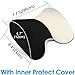 Feagar Car Seat Neck Pillow, Headrest Cushion for Neck Pain Relief&Cervical Support with 2 Adjustable Straps and Washable Cover,100% Pure Memory Foam and Ergonomic Design(Black Car Neck Pillow)
