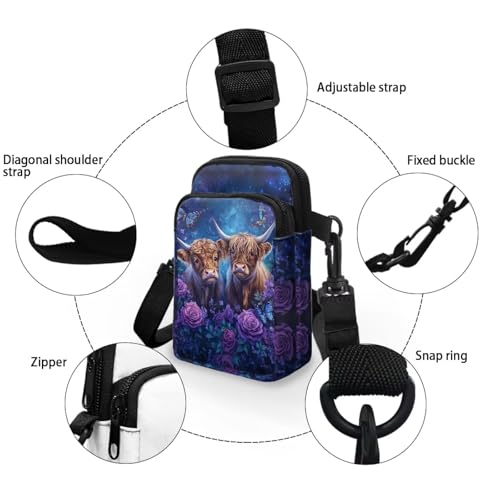 Image of Xpyiqun Small Crossbody Bag Women Phone Purses Sling Shoulder Handbag Cross Body Pouch Wallet Bags