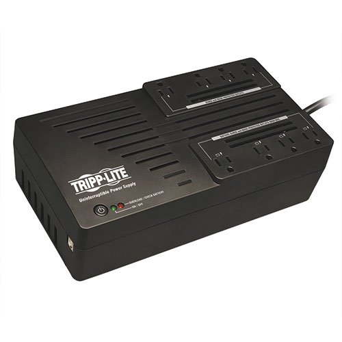 TRIPP LITE AVR700UXRM 700VA 350W UPS Desktop Extended Runtime Battery Back Up with AVR 120V USB Muted Alarm